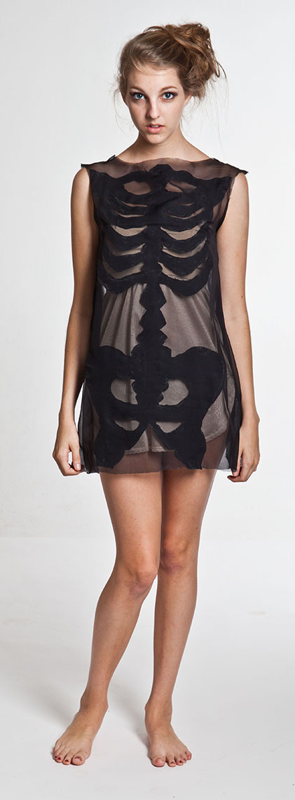 1098Skeleton dress